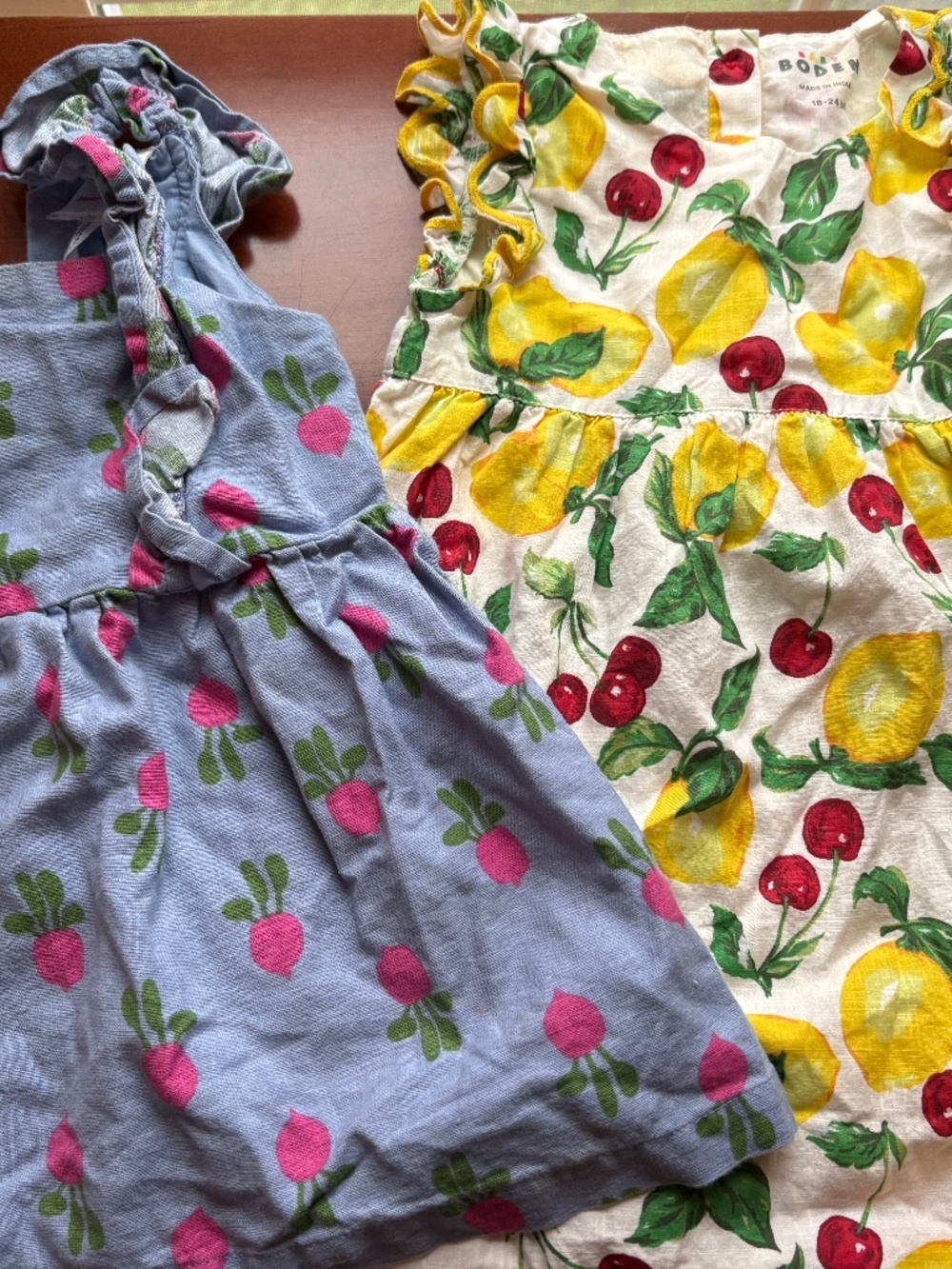 Mini Boden and Hanna Anderson dresses